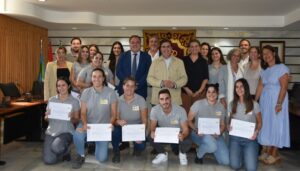 Empleo entrega los diplomas al alumnado del programa de formación 'Punta Umbría Luz'