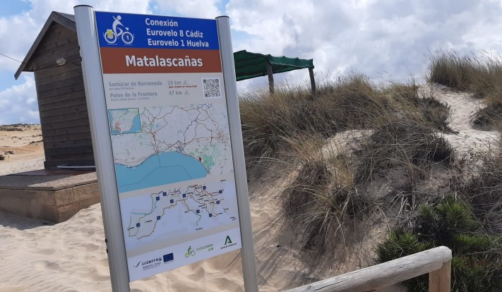 Eurovelo: La Junta señaliza 80 nuevos kilómetros de vías cicloturísticas en Huelva