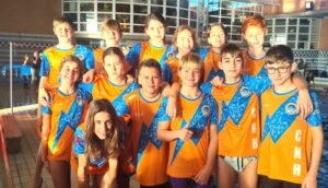 Buena actuación de los pequeños del Club Natación Huelva en la Fase 1 Alevín Zona Occidental