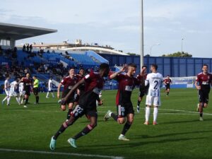 Gol de Antonio Domínguez. (Lola Limón)