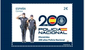 Un sello de Correos para conmemorar el Bicentenario de la Policía Nacional