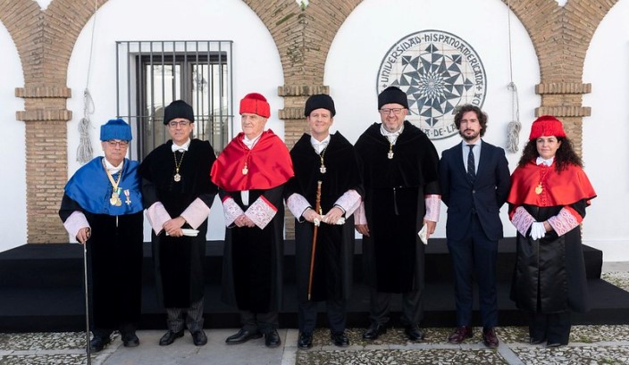 Miguel Rodríguez-Piñero, investido Doctor Honoris Causa en la sede La Rábida de la UNIA