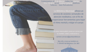 Punta Umbría ofrece sesiones gratuitas de técnicas para gestionar la ansiedad en tiempo de estudio