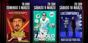 El Festival de Teatro de Humor trae a Aljaraque a Alex O’Dogherty, Rafa Maza y Los Compadres