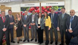 Diputación respalda a los frutos rojos onubenses en Fruit Logística 2024