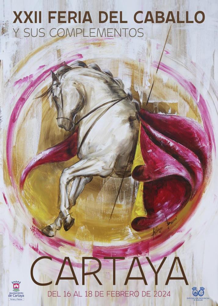 Un espectáculo de rejoneo, entre las novedades de la XXII Feria del Caballo de Cartaya