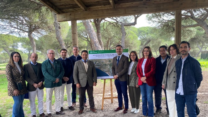 Finalizadas las obras del carril cicloturista del Espacio Natural de Doñana ‘El Asperillo’