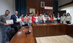 Alumnos del IES Mapi de Cartaya, premio a la 'Motivación Excepcional' en la First Lego League