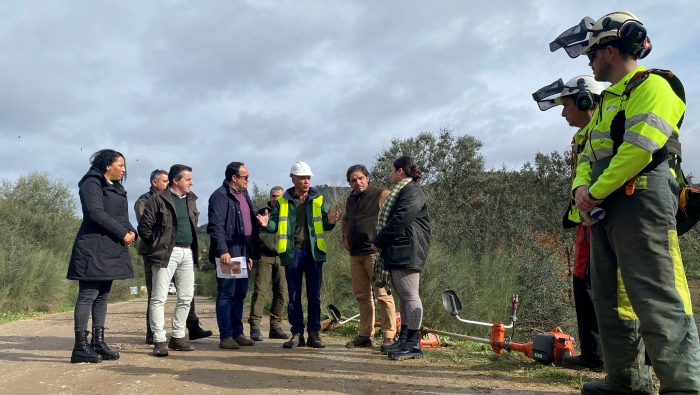 La Junta ultima la mejora de la vía pecuaria Vereda del Chanza a su paso por Aroche