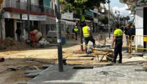 La calle Ancha de Punta Umbría "estará completamente transitable en Semana Santa"
