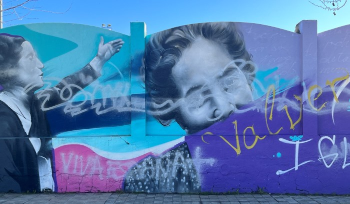 El mural por la igualdad de Valverde, vandalizado de nuevo tras el 8M