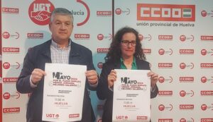 UGT y CCOO llaman a manifestarse este 1 de mayo por el pleno empleo