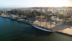 La llegada del Sea Cloud abre este viernes la temporada de cruceros en el Puerto de Huelva