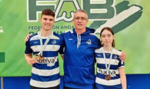 El volantista del Recre IES La Orden David Moreno, campeón andaluz de Dobles Mixtos Sub 17