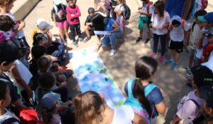 Escolares celebran el Día Mundial del Medio Ambiente en el parque ‘El Camaleón’ de Islantilla