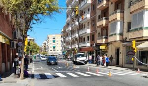 El Ayuntamiento de Huelva reorganiza el tráfico en la calle Ruiz de Alda