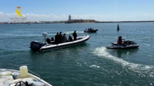 Dos detenidos durante un control de embarcaciones en la lucha contra el narco en Isla Cristina