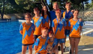 El Club Natación Huelva, tercero en el Campeonato de España alevín en Castellón