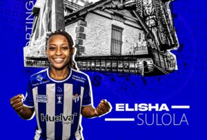 Elisha Sulola, nueva jugadora del Sporting Huelva.
