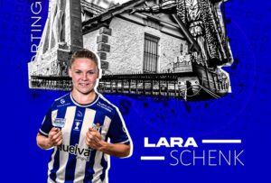 Lara Schenk, nueva jugadora del Sporting Huelva.