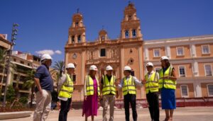 La 'nueva' plaza de La Merced de Huelva estará lista a finales de julio