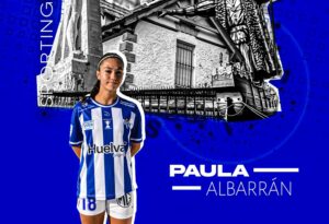 Paula Albarrán, nueva jugadora del Sporting Huelva.