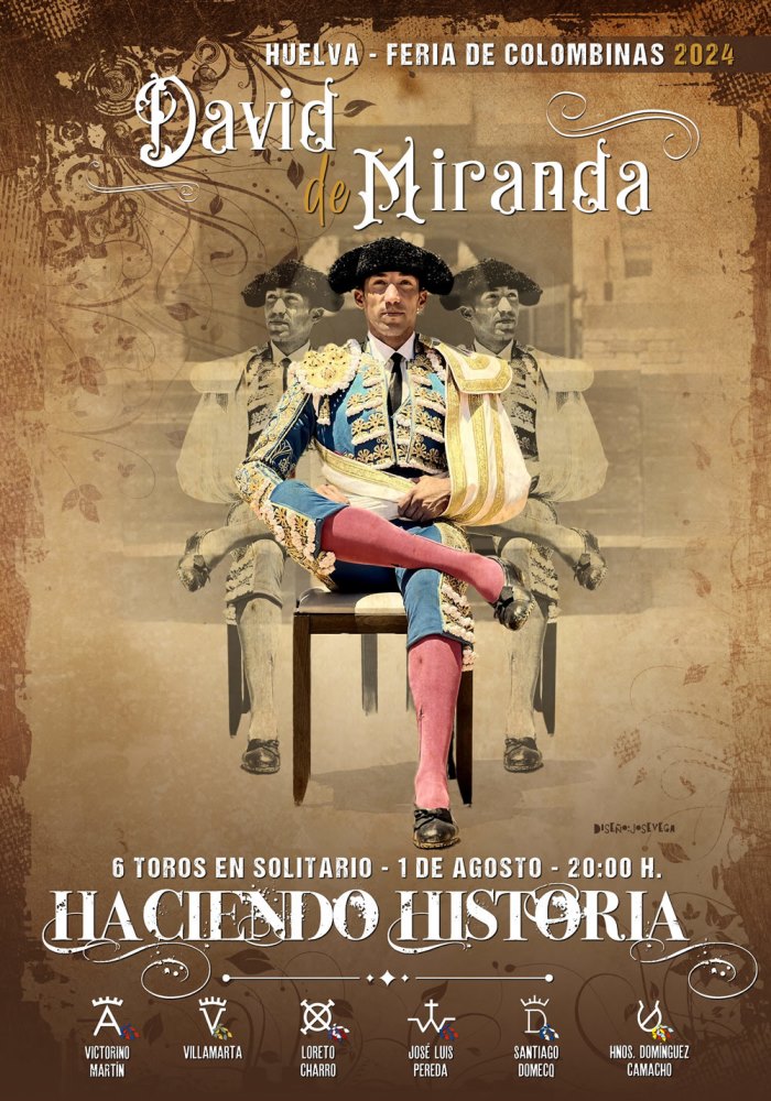 David de Miranda presenta en Trigueros el cartel de su "histórica" encerrona de Colombinas