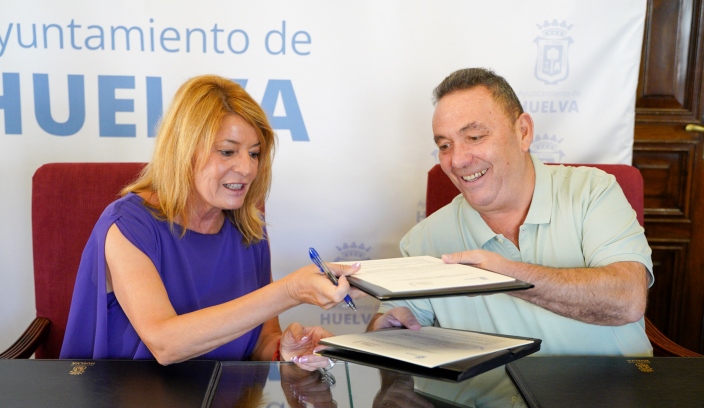 Firmado el convenio para la celebración de la 48 Feria del Libro de Huelva