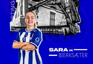 Sara Bjerksæter, nueva jugadora del Sporting Huelva.