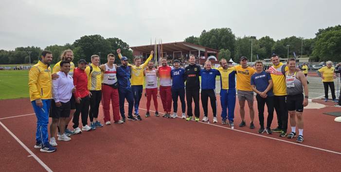 El atleta de Aracena Romer Machado, séptimo del mundo en Máster 35 de jabalina