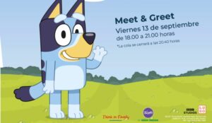 Bluey se reunirá con los pequeños de Huelva en Holea