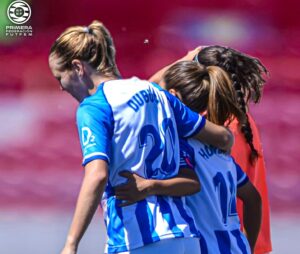 Jugadoras del Sporting Huelva.