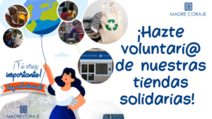 Madre Coraje busca voluntarios para su nueva tienda solidaria en Isla Chica