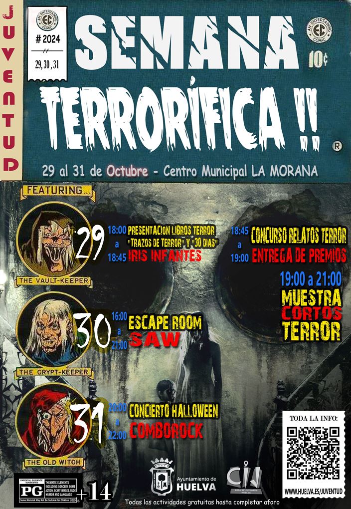 ‘Semana Terrorífica’ en Huelva con un escape room, literatura, música y cine como protagonistas