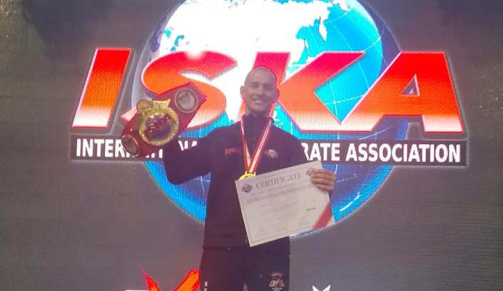 Dos onubenses llevan a España a lo más alto en el Mundial de Artes Marciales 