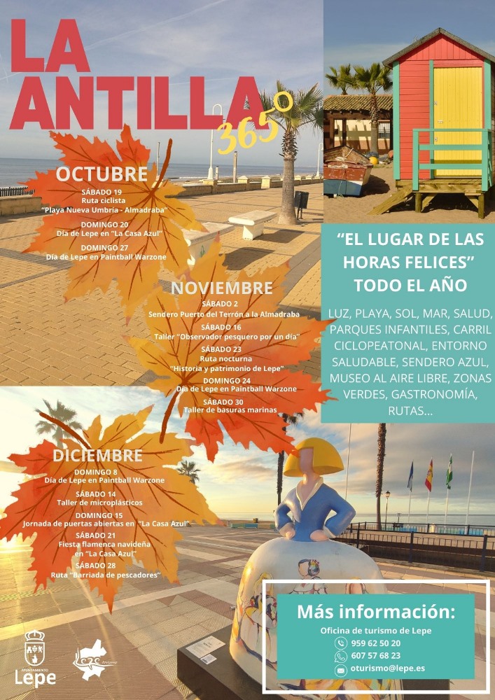 Más de una decena de actividades en el otoño cultural de La Antilla