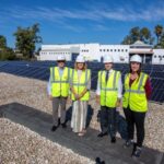 Aguas de Huelva duplica la superficie de placas fotovoltaicas de sus instalaciones