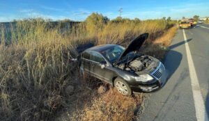 Cinco heridos, entre ellos un niño de 6 años, en un accidente en Niebla