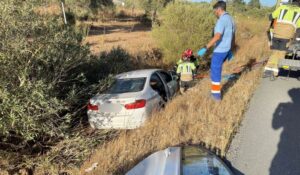 Cinco heridos, entre ellos un niño de 6 años, en un accidente en Niebla