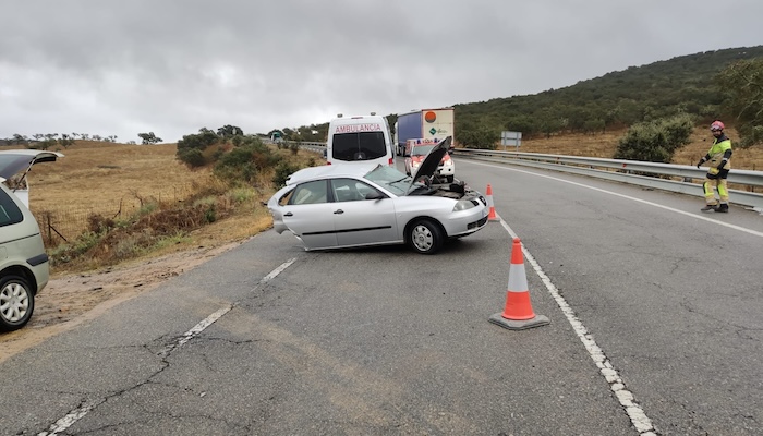 accidente jabugo camión