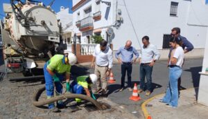 Más de 14.000 kilos de residuos extraídos del alcantarillado de Cartaya en lo que va de año