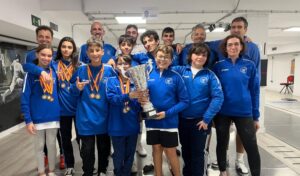 Ocho medallas para el Club Esgrima Huelva en el I Torneo Abierto Andalucía Occidental