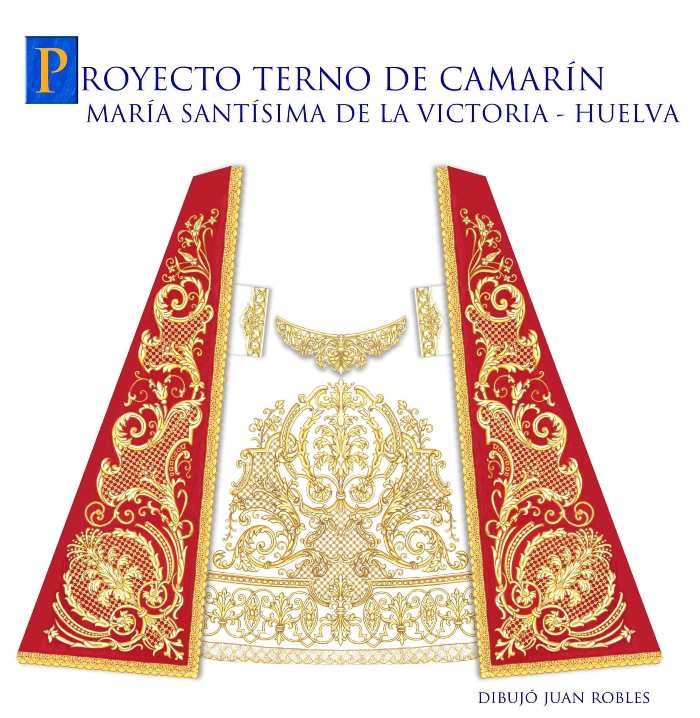 La Virgen de la Victoria de Huelva tendrá un nuevo manto bordado