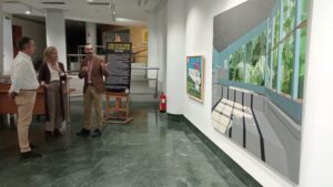 Rodrigo Vargas ofrece este jueves una visita guiada a su muestra artística en Fundación Caja Rural