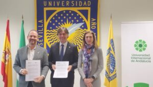 El rector de la UNIA y el presidente de la AUIP acuerdan la subvención para 2024-25