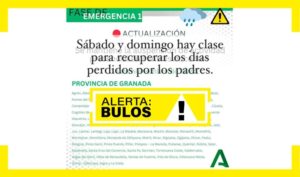 Alerta bulo: No, no habrá clases el fin de semana para recuperar los días perdidos por la DANA