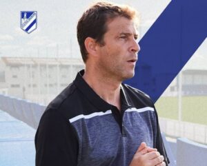 Raúl Galbarro, nuevo entrenador del Atlético Onubense.