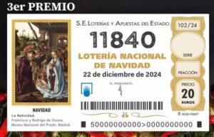 loteria navidad tercer premio