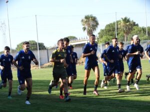 Entrenamiento del Recreativo de Huelva. (Tenor)