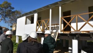 Las obras de la Casa del Guarda de Punta Umbría, en su recta final